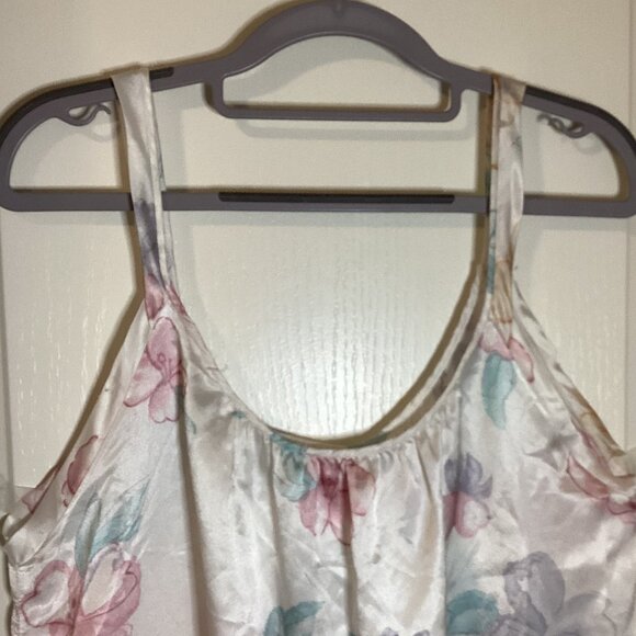 Vintage Carolyn Holt Renfrew Women's Maxi Nightgown & Robe Set Size L Floral - Picture 9 of 12